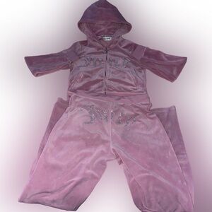 Juicy Couture Dusty Pink Velour Set